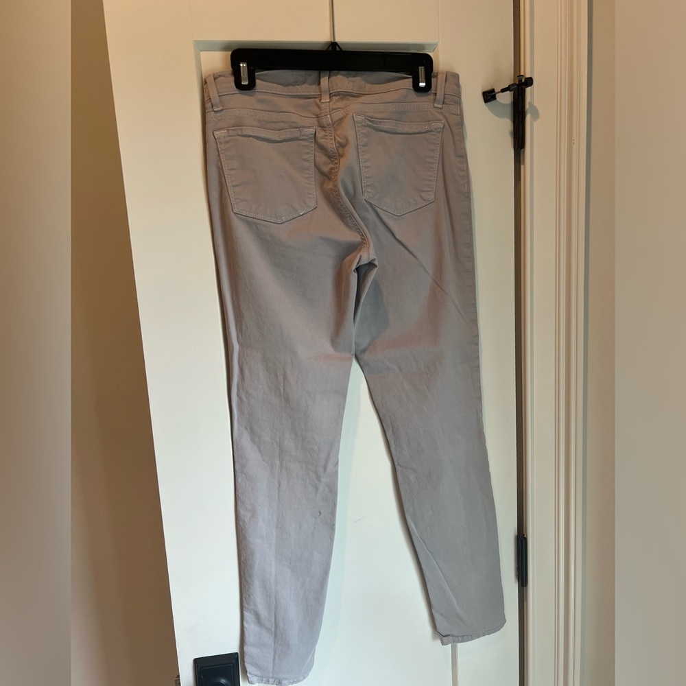 J Brand 28 skinny limestone grey stretch  pants